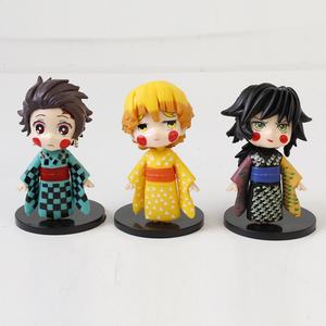 Statues de 10 cm Demon Kamado Nezuko Kochou Shinobu Slayers Figura PVC Anime Figure pour machine de jeu Gashapon, prix de jeu, jouets - Product Image 4