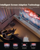 Proyector de Cine Inteligente Full HD 1080P, Totalmente Sellado Ópticamente, 4K Láser, Android 14, WiFi 5G, 800ANSI, Alto Lumen
