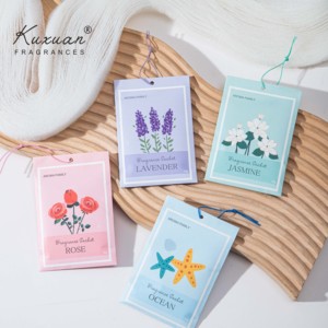 Désodorisant de sac de <span class=keywords><strong>sachet</strong></span> de qualité supérieure de 10g avec sac <span class=keywords><strong>en</strong></span> papier suspendu pour placard de garde-robe - Product Image 1