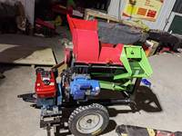 Batteuse multi-céréales à prix d'usine pour soja, maïs, sorgho avec roues personnalisées