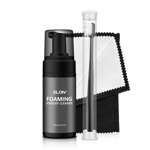 <span class=keywords><strong>Kit</strong></span> de Limpieza de Joyas Natural OEM de 120 ml, Espuma Limpiadora de Joyas, Paño de Pulido, Cepillo, Limpiador de Joyas de Plata y Diamantes - Product Image 2