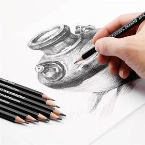 Set di matite per schizzi di artisti professionisti da 12 pezzi da 6H a 12B Set di matite per schizzi - Product Image 4