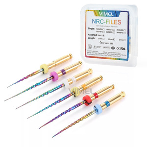Vimel Dental Nickel Titanium Root Canal Files 21Mm 25Mm Rainbow Heat Activated <b>Reamers</b> For Oral Cleaning And Root Canal - Product Image 5