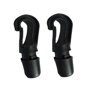 Crochet de fixation auto-bloquant en corde élastique Pom, 2 pièces, accessoire pour bateau, sports nautiques, ancrage et amarrage - Product Image 1