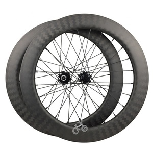 20 pouces 451 roues en carbone 50mm X 25mm roues de vélo pliables frein à disque 11 vitesses roues de vélo pliantes en carbone 20" - Product Image 1