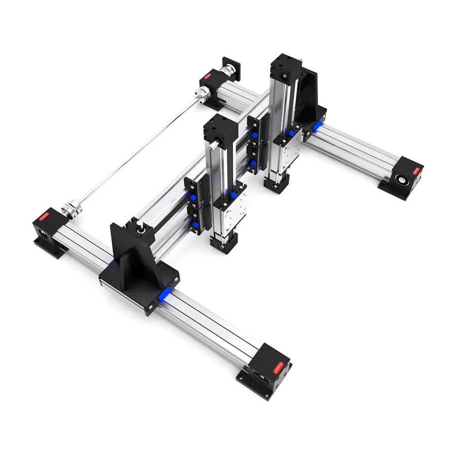 Hoch effizienter kunden spezifischer Länge 50-4000mm zweiachsiger Riemen antrieb CNC XYZ Portal roboter