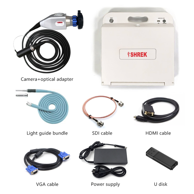 HDMI 17 Inch all in one medical portable endoscope camera system full hd ent endoscope camera