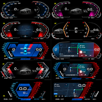Untuk 3 Seri E90 E91 E92 LCD Digital Instrument Cluster Dashboard Speedometer Pengukur Kecepatan Suku Cadang Pengganti Instrumen Elektrik Mobil