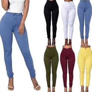 <span class=keywords><strong>Pantalon</strong></span> slim déchiré extensible pour femme, décontracté, moulant, sexy - Product Image 1