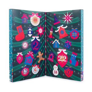 Factory Custom Countdown 24 Days Book Christmas <strong>Tea</strong> <strong>Advent</strong> <strong>Calendar</strong> Countdown Blind Packaging Box for <strong>Tea</strong> - Product Image 5