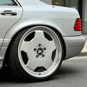 Jantes forgées Bku 5x112 pour <span class=keywords><strong>Mercedes</strong></span> Benz <span class=keywords><strong>W124</strong></span> W210 W202 W208 W203 CLK R129, personnalisées, 17 18 pouces, classiques, argentées, jantes en alliage OEM - Product Image 2