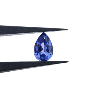 Zafiro Azul Real Cultivado en Laboratorio por el Proceso Czochralski, 4x6mm-8x10mm, con Juego de Color/Fuego, en Formas de Cojín, Ovalada y Pera - Product Image 1