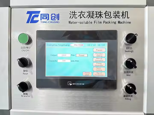 Đa-Chức Năng Chất Lỏng Bột Giặt Pod Pva Nước Hòa Tan Phim Máy Đóng Gói Giặt Chất Tẩy Rửa Hạt Đóng Gói Máy Chiết Rót - Product Image 5