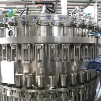 Machine de remplissage, de bouchage et de scellage de bouteilles en verre intégrée, automatique, électrique, de haute précision, à 40 têtes