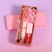 Kit de gloss à lèvres mat personnalisé sans logo OEM, marque privée, 58 gloss à lèvres hydratants mats personnalisés