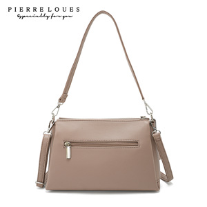 Sac bandoulière femme Pierre Loues grande capacité, rangement multicouche, en PU, pour usage quotidien, collection Printemps 2026 - Product Image 3