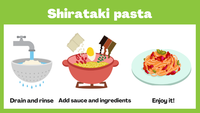 Mie Shirataki Pasta Makaroni Instan 0 Kalori Label Pribadi Grosir untuk Menurunkan Berat Badan