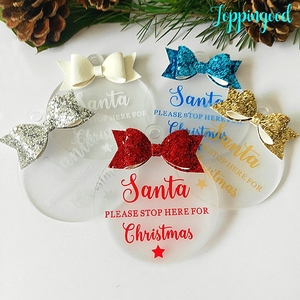Wholesale Christmas Acrylic <strong>Baubles</strong> With Different Material - Product Image 4