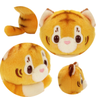 Llavero de Peluche de Tigre Personalizado, Colgante para Bolsa con Diseño de Animal, para Regalos de Resorts Ecológicos, Fabricación Personalizada, Diseño Global OEM ODM