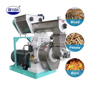 YUDA CE Factory Directly Customized Automatic MZLH420 Wood Pellet Production Line Biomass Pellet Mill