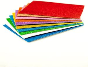 10 PCS đa A4 long lanh <span class=keywords><strong>EVA</strong></span> Tấm bọt cho nghệ thuật thủ công mỹ nghệ và trang trí - Product Image 5