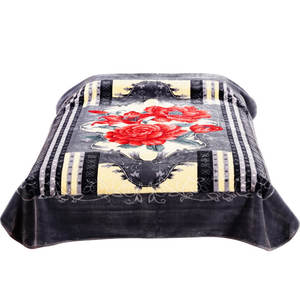 Luxury 100% Polyester Knitted Raschel Quilt Eco-Friendly Warm <b>Heavy</b> Bed <b>Blanket</b> Korean Style Multisize Home Hotel Use Big Quilt - Product Image 5