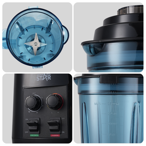 WINNING STAR ST-5377 <span class=keywords><strong>Blender</strong></span> professionnel 800 Watts 3 fonctions <span class=keywords><strong>pour</strong></span> smoothies, boissons glacées, crème glacée avec 6 lames - Product Image 6
