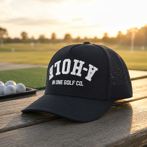 Casquette de golf à cinq panneaux avec patch brodé 3D, logo personnalisé, haute qualité, faible MOQ, snapback, visière plate, protection solaire, durable - Product Image 3