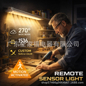 Cabinet Led Sensor <b>Light</b> 1536 Leds 270 Degree Beam <b>Motion</b> Activated Garage Closet Workshop - Product Image 3