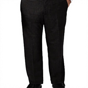 Pantalon de costume décontracté respirant pour homme grande taille printemps-automne, taille élastique ajustée, coupe courte - Product Image 1