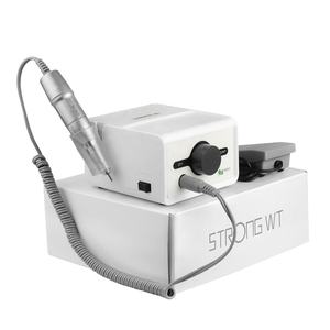 Taladro eléctrico de uñas de alta calidad de 65W fuerte 211 con pieza de mano de 35000RPM 120II plata - Product Image 5