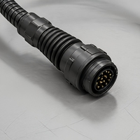 Faisceau de câblage robotique haute flexibilité, assemblage de câbles pour articulations de robots, connecteur d'automatisation flexible avec décompression de tension
