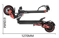 Envío Directo desde Almacén en el Extranjero, Scooter Eléctrico Todoterreno de 1600W con Motor sin Escobillas, 45 Digital, 150kg, Largo Alcance, Portátil, para Adultos
