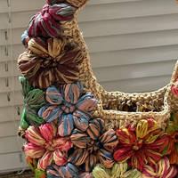 25 Nouveaux Sacs à Main Élégants en Raphia Tressé à la Main pour Femmes, Petit Sac à Main Fleur Contrastant, Sac de Poitrine Tendance en Paille pour Femmes