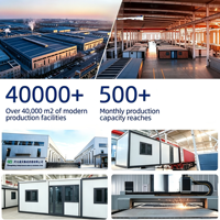 PuTian 20ft 40ft Erweiterbare Integrierte Luxusvilla mit Mehreren Schlafzimmern, Faltbares Containerhaus, Sofort Bewohnbares Modell