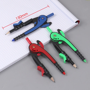 Compass de Matemáticas de 15 cm, Juego de Geometría de Plástico para Estudiantes de <span class=keywords><strong>Primaria</strong></span>, Secundaria y Preparatoria, para Exámenes - Product Image 2