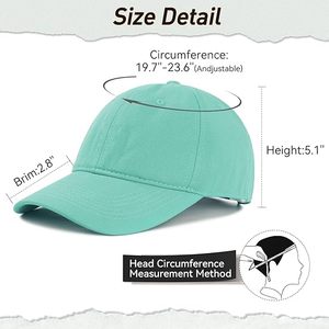 Wholesale Custom 100% Cotton Baseball Caps with Embroidered Logo Unisex Sport Promotional <b>Hats</b> & Caps Curved - Product Image 4