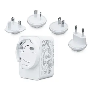 5V 2A 2.5A 3A US EU UK AU Plug Dipertukarkan SMPS Dinding Dipasang Usb Power Adapter untuk Telepon