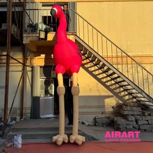 Marionnette gonflable en forme de flamant rose pour festival, spectacle de <span class=keywords><strong>cirque</strong></span>, activité, décoration - Product Image 5