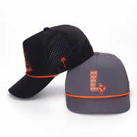 Casquettes de baseball sportives imperméables avec logo brodé personnalisé, casquettes de sport, casquette de golf pour hommes avec logo personnalisé