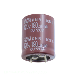 Condensateur original 220 uF traversant le boîtier, en aluminium, 400V, polaire, EKMR401VSN221MQ30S - Product Image 1