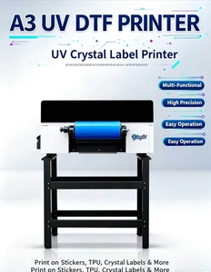 XTEK-A3 UV DTF <b>Printer</b> & UV Crystal Label <b>Printer</b> Multi-Functional Application For Tickers Glow-in-the-dark TPU Faux-embroidery - Product Image 3
