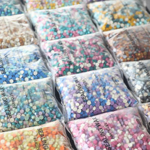 Gránulos de Cera para Sellar de Colores Mezclados, 500g por Libra, Perlas de Cera Octogonales y Rectangulares para Manualidades DIY y Letreros de Boda - Product Image 3