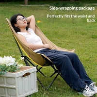 Chaise lune pliante portable d'extérieur, tabouret inclinable réglable pour le camping, la pêche et le croquis