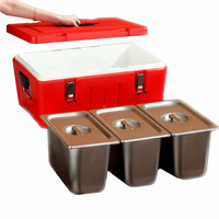 Haute Performance Isolation Alimentaire Baril Pot En Acier Inoxydable 40l Forte Glacière pour Camping