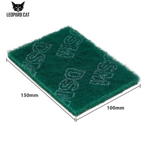 Produk Ramah Lingkungan Bantalan Pembersih Dapur Bantalan Abrasif untuk Pembersihan Efektif Kain Cuci Piring Produk Pembersih - Product Image 3