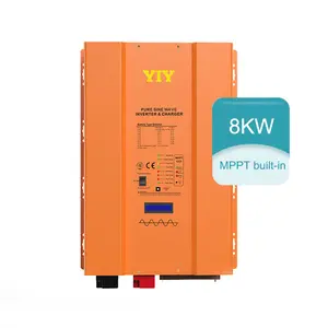 מהפך סולארי 8kw סולארי מת רשת 3KW 5KW 12KW 18KW מהפך אנרגיה סולארית מהפכים סולאריים טהורים גלי סינוס עם MPPT 8000W 8kw