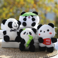 Wowei Mignon Adorable Panda Rouge Trésor National Peluche Pendentif Breloque Sac à Dos Porte-clés Poupée