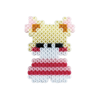 Kit de perles à repasser DIY faites à la main, 20000 pièces, couleurs assorties, emballage en baril, planche à perles Perler avec sac d'accessoires