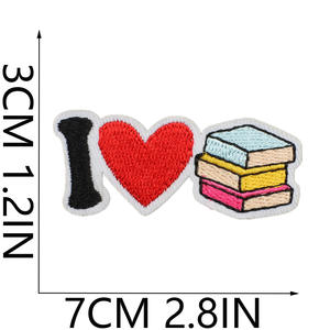 Parches Bordados Termoadhesivos Personalizados con Diseño de Letras de Dibujos Animados con el Tema 'Elegí la Libertad', Corte Láser, Novedad - Product Image 2